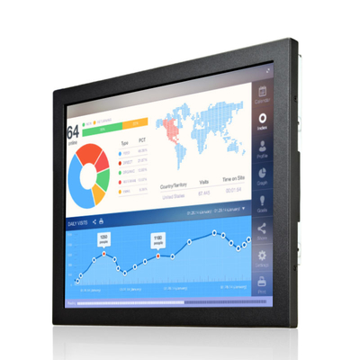 Industrial 17in Touch Screen Monitor Infrared Dust Proof With VGA Interface