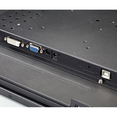 VGA DVI Interfaces Infrared Touch Monitor IP65 Front Side Waterproof