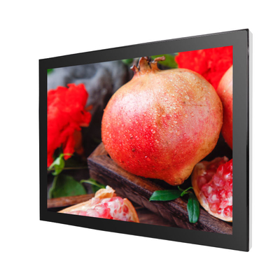 Anti Glare Function Antibacterial 19 Inch Touch Screen Monitor For Kiosks