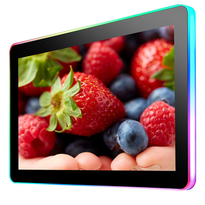 1920x1080 Resolution PCAP 23 Inch Touch Monitor With LED Flexible Strip
